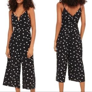 Black & White Polka Dot Jumpsuit